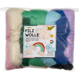 Artikelbild 1 für folia Bastelfilz-Set 12 Farben sortiert mehrfarbig, Artikelnummer 130699