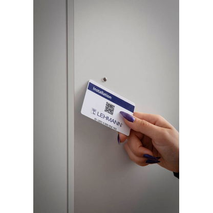 Artikelbild 8 für MÖBELPARTNER Spind Locked weiß 702029, 6 Schließfächer 90,8 x 40,7 x 185,2 cm, Artikelnummer 523107