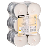 Artikelbild 1 für STARPAK Teelichter weiß, 24 St., Artikelnummer 840581