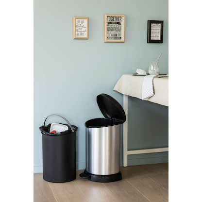 Artikelbild 4 für curver DECOBIN Mülleimer 15,0 l silbermetallic, 1 St., Artikelnummer 700993