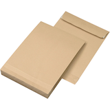 Artikelbild 1 für MAILmedia Faltentaschen DIN B4 ohne Fenster braun mit 4,0 cm Falte, 100 St., Artikelnummer 351694