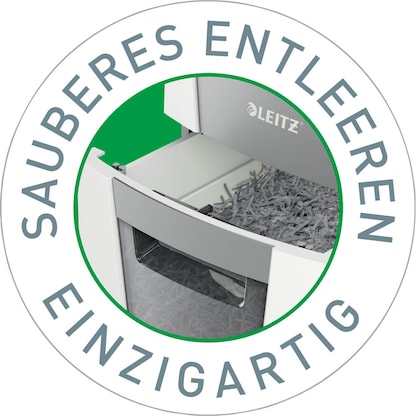 Artikelbild 7 für LEITZ IQ Autofeed Office Pro 600 Aktenvernichter mit Partikelschnitt P-4, 4 x 36 mm, bis 600 Blatt, weiß, Artikelnummer 429801