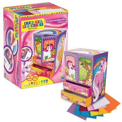 Artikelbild für invento Mosaiksticker-Set Schmuckkästchen Einhorn mehrfarbig, Artikelnummer 996557