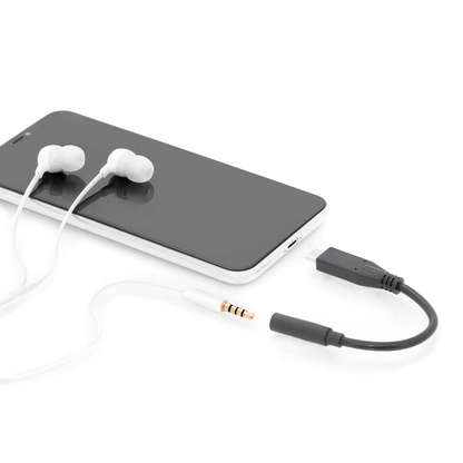 Artikelbild 3 für DIGITUS USB-C/3,5 mm Kabel AK-300321-002-S 20,0 cm schwarz, 1 St., Artikelnummer 381899