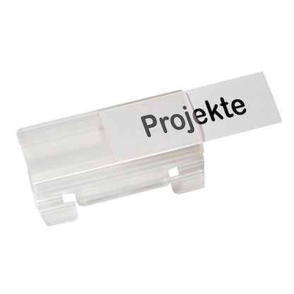 Artikelbild für Vollsichtreiter transparent, 50 St., Artikelnummer 128603