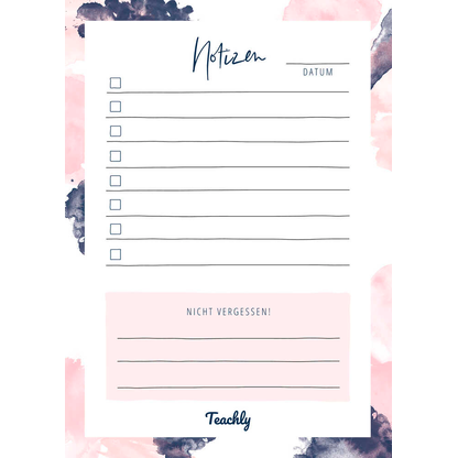 Artikelbild für Teachly Notizblock DIN A6 liniert, 1 St., Artikelnummer 752566