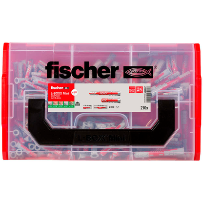 Artikelbild 5 für fischer L-Boxx mini DuoPower kurz & lang 539867 Universaldübel-Sortiment, 210-teilig, Artikelnummer 480271