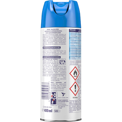 Artikelbild 2 für SAGROTAN® DESINFEKTION Desinfektionsspray 400 ml, Artikelnummer 613042