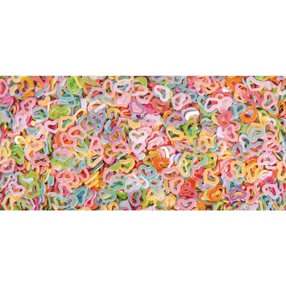 Artikelbild 2 für Rayher Streu-Pailletten mehrfarbig Herz Ø 6,0 mm, 1 Pack, Artikelnummer 955183