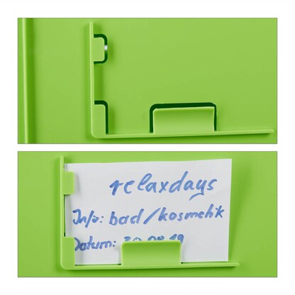 Artikelbild 3 für relaxdays Klappbox 60,0 l grün 58,5 x 39,5 x 32,5 cm, 1 St., Artikelnummer 452307