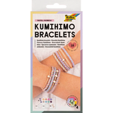 Artikelbild 1 für folia Schmuck-Basteln-Set Flechtschnüre Kumihimo Bracelets Pastell mehrfarbig, Artikelnummer 130819