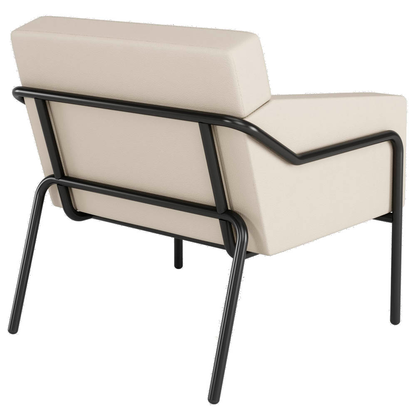 Artikelbild 3 für medso powered by PAPERFLOW Sessel MEDSO L creme schwarz Kunstleder 75,0 x 74,3 x 73,6 cm, 1 St., Artikelnummer 522597