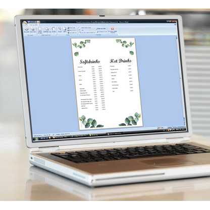 Artikelbild 2 für SIGEL Motivpapier weiß/grün DIN A4 90 g/m² 100 Blatt, Artikelnummer 630887