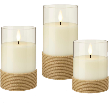 Artikelbild für goobay LED-Kerzen weiß, braun, 3 St., Artikelnummer 725497