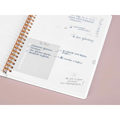 Artikelbild 5 für BRUNNEN Schülerkalender Ocean 2026/2027 mehrfarbig: blau, gold, 1 St., Artikelnummer 805057