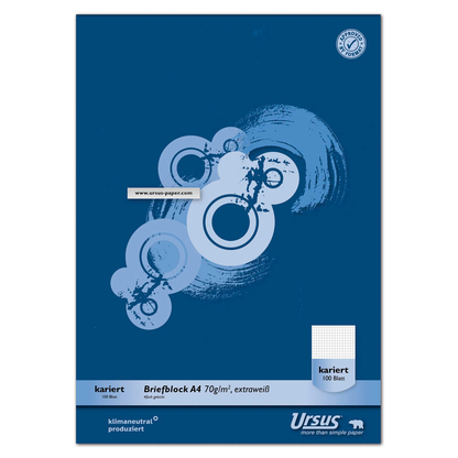 Artikelbild 2 für Ursus Briefblock STYLE DIN A4 kariert, 1 Block, Artikelnummer 421257