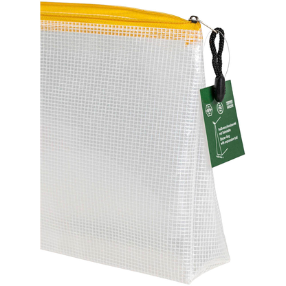 Artikelbild 3 für FolderSys Reißverschlussbeutel DIN A5 transparent/gelb 0,28 mm, 1 St., Artikelnummer 278399