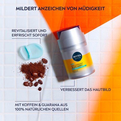 Artikelbild 4 für NIVEA MEN ACTIVE ENERGY Gesichtspflege-Gel 50 ml, Artikelnummer 578686