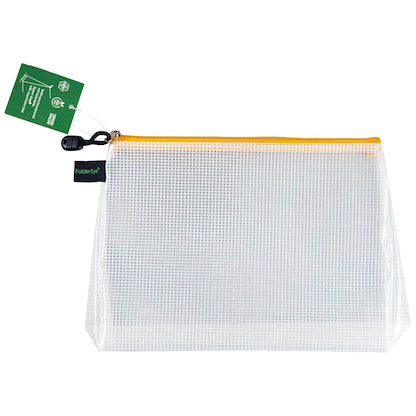 Artikelbild 4 für FolderSys Reißverschlussbeutel DIN A5 transparent/gelb 0,28 mm, 1 St., Artikelnummer 278399