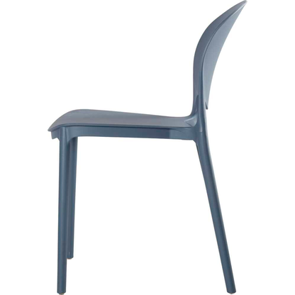 Artikelbild 2 für LÜLLMANN Besucherstuhl 230801 rauchblau Kunststoff, 1 St., Artikelnummer 790968