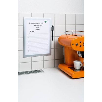 Artikelbild 11 für DURABLE Magnetrahmen selbstklebend DURAFRAME NOTE silber A4, 1 St., Artikelnummer 371361