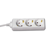 Artikelbild 1 für BAT 3-fach Steckdosenleiste 1,4 m weiß, Artikelnummer 903328