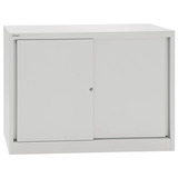 Artikelbild 1 für BISLEY Schiebetürenschrank ECO, SD12081S645 lichtgrau 1 Fachboden 120,0 x 43,0 x 83,9 cm, Artikelnummer 437038