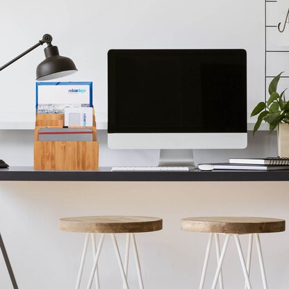 Artikelbild 8 für relaxdays Briefständer braun, Artikelnummer 392781