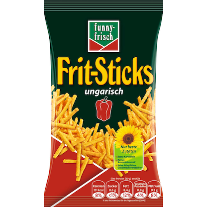 Artikelbild für funny-frisch Frit-Sticks ungarisch 100,0 g, Artikelnummer 472288