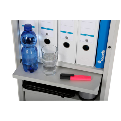 Artikelbild 6 für rocada Caddy Bürowagen grau 5 Ebenen 47,0 x 42,4 x 120,0 cm, Artikelnummer 586060