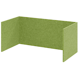 Artikelbild 1 für HAMMERBACHER FlexWall Akustikrückwand grün 74,8 x 37,3 x 32,8 cm, Artikelnummer 949794