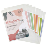 Artikelbild 1 für FolderSys Dokumententaschen Index DIN A4 transparent genarbt 0,20 mm, 10 St., Artikelnummer 450027