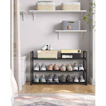 Artikelbild 7 für SONGMICS Schuhregal schwarz 92,0 x 30,0 x 54,0 cm, 1 St., Artikelnummer 438677