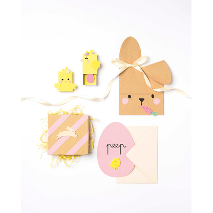 Artikelbild 5 für folia Moosgummi Glitter-Sticker EASTER gelb, lachs, rosa, lila, mint 52 St., Artikelnummer 775969