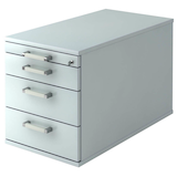 Artikelbild 1 für HAMMERBACHER Solid TC30 Rollcontainer lichtgrau 4 Auszüge 42,8 x 80,0 x 51,2 cm, Artikelnummer 399480