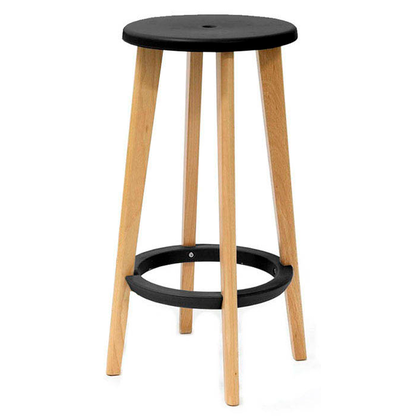 Artikelbild 2 für meet powered by PAPERFLOW Barhocker Woody THWOOD.23.01 schwarz, 2 St., Artikelnummer 546869