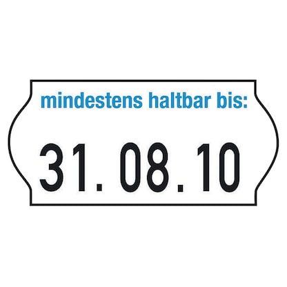 Artikelbild für METO Preisetiketten weiß permanent 26,0 x 12,0 mm, 18 Rollen, Artikelnummer 225177