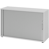 Artikelbild 1 für HAMMERBACHER 1732S Rollladenschrank lichtgrau, silber 1 Fachboden 120,0 x 40,0 x 74,8 cm, Artikelnummer 992776