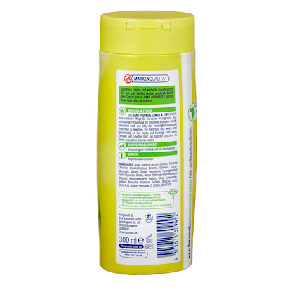 Artikelbild 4 für ISANA LEMON & LIME Duschgel 300 ml, Artikelnummer 547271
