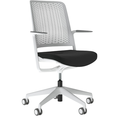 Artikelbild für Nowy Styl Bürostuhl WITHME Stoff schwarz, Gestell grau, Artikelnummer 913977