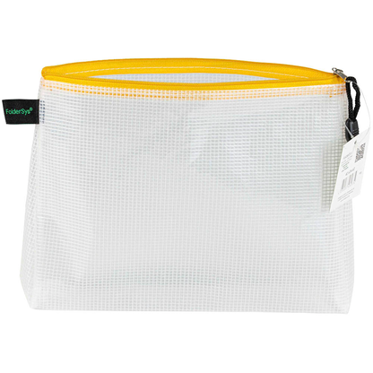 Artikelbild 6 für FolderSys Reißverschlussbeutel DIN A5 transparent/gelb 0,28 mm, 1 St., Artikelnummer 278399