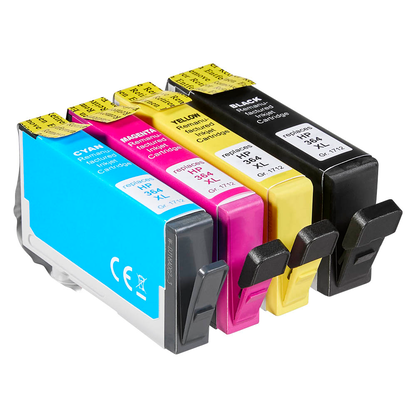 Artikelbild 3 für dots schwarz, cyan, magenta, gelb Druckerpatronen kompatibel zu HP 364XL (N9J74AE), 4er-Set, Artikelnummer 575799