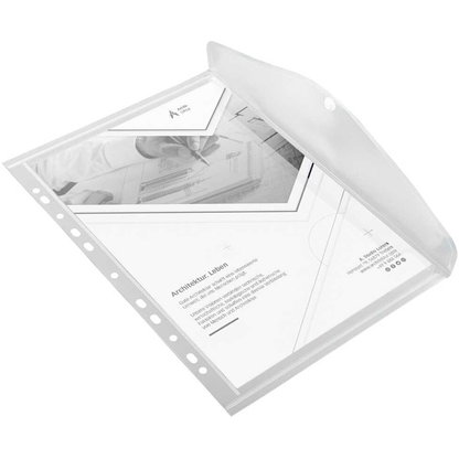 Artikelbild für EICHNER Dokumententaschen DIN A4 transparent glatt, 10 St., Artikelnummer 701013