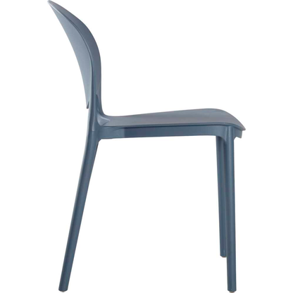 Artikelbild 4 für LÜLLMANN Besucherstuhl 230801 rauchblau Kunststoff, 1 St., Artikelnummer 790968