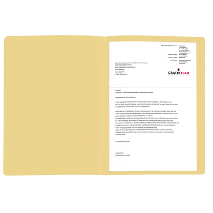 Artikelbild 3 für bene Aktendeckel DIN A4 gelb, 25 St., Artikelnummer 600619