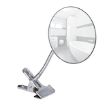 Artikelbild 1 für WENKO Kosmetikspiegel Clip silber, Artikelnummer 532032
