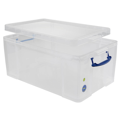 Artikelbild 5 für Really Useful Box Aufbewahrungsbox 64,0 l transparent 71,0 x 44,0 x 31,0 cm, 1 St., Artikelnummer 253948