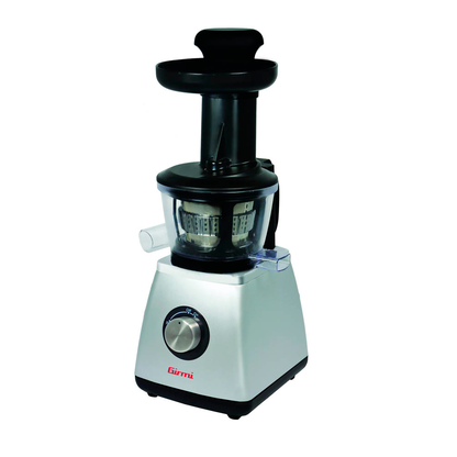 Artikelbild für Girmi Slow Juicer Entsafter silber/schwarz 400 Watt, Artikelnummer 152159