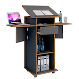 Artikelbild 1 für VCM my office Stehpult anthrazit, Artikelnummer 364959