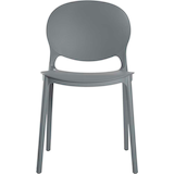 Artikelbild 1 für LÜLLMANN Besucherstuhl 230802 blaugrau Kunststoff, 1 St., Artikelnummer 791029